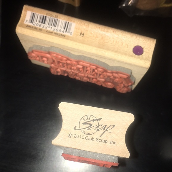 Craft supplies: 5 rubber stamps & accessories - Picture 10 of 16